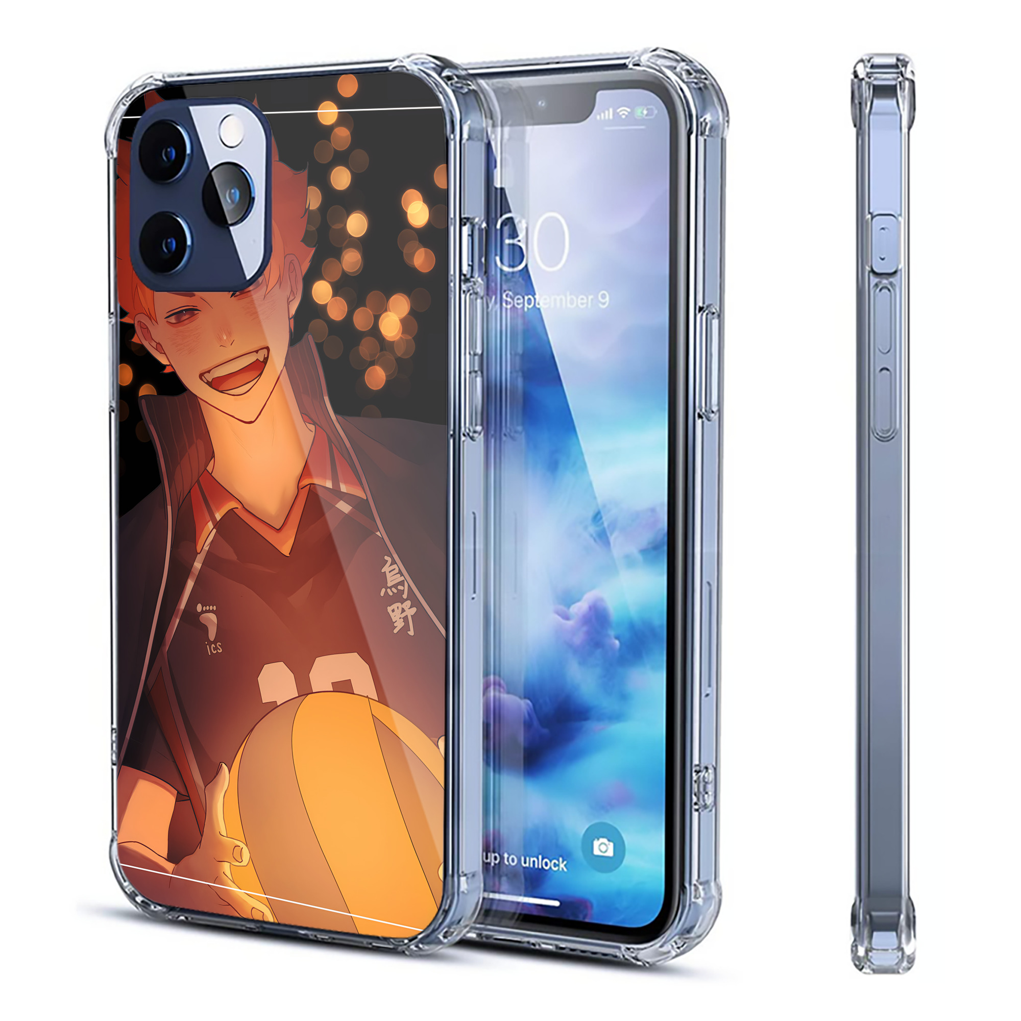 （画像用） ハイキュー!! Haikyu!! 【iPhone 12シリーズ対応】透明スマホケース（クリアソフトケース）